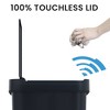 iTouchless 13gal Plastic Sensor Trash Can Black - 2 of 4