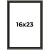 PosterPalooza | Antique Black Picture Frame - UV Acrylic, Foam Board Backing, Hanging Hardware - 2 of 4