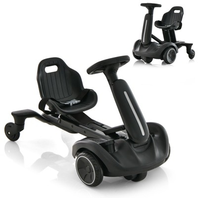 Infans 6V Kids Ride On Drift Car Electric Drifting Go Kart for Kids w/ 360° Spin Dark