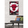 Trends International NBA Chicago Bulls - Maximalist Logo 23 Framed Wall Poster Prints - 2 of 4