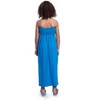 Girls Solid Color Strapless Tube Maxi Dress - 24sevenKid™ - 3 of 4