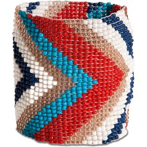 Pavilion Gift Company - Parade - 2.5" Beaded Stretch Bracelet - Bracelets - 1 of 2