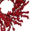 Northlight Berries Artificial Christmas Twig Wreath - 16" - Red - Unlit - 3 of 4