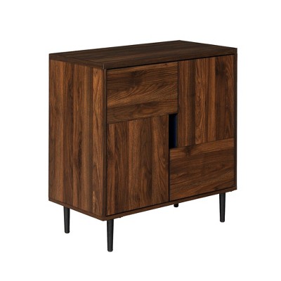 Modern Accent Cabinet with Color Pop Interior - Saracina Home