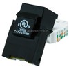 Monoprice Cat6 RJ45 Toolless Keystone Jack for 22-24AWG Solid Wire, Black - 4 of 4