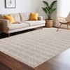 Indoor Modern Washable Geometric Area Rugs for Bedroom Living Room, Soft Non Slip Floor Carpet for Home Office - 2 of 4