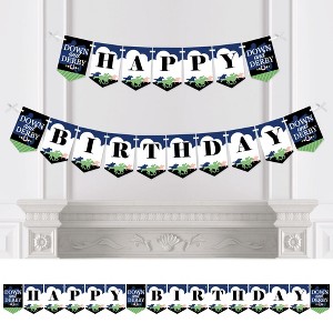 Big Dot of Happiness Kentucky Horse Derby - Birthday Party Bunting Banner - Birthday Party Decorations - Happy Birthday - 1 of 4