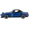 Mazda Miata MX-5 (NA) Tuned Version RHD Dark Blue with Black Soft Top Limited Ed 1/64 Diecast Model Car by Mini GT - 3 of 4