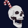 Junior's Design By Humans Christmas skull By AllenStudio T-Shirt - 2 of 3