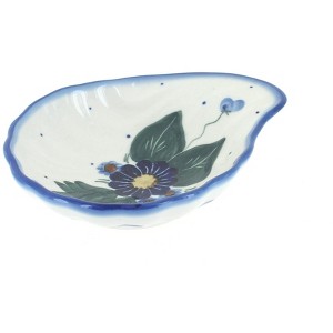 Blue Rose Polish Pottery 11D WR Unikat Shell Dish - 1 of 1