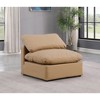 Meridian Furniture,Indulge Vegan Leather Armless Chair - 2 of 4