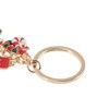 Unique Bargains Christmas Keychain Double Ring Zinc Alloy Multicolored 1 Pc - 3 of 3