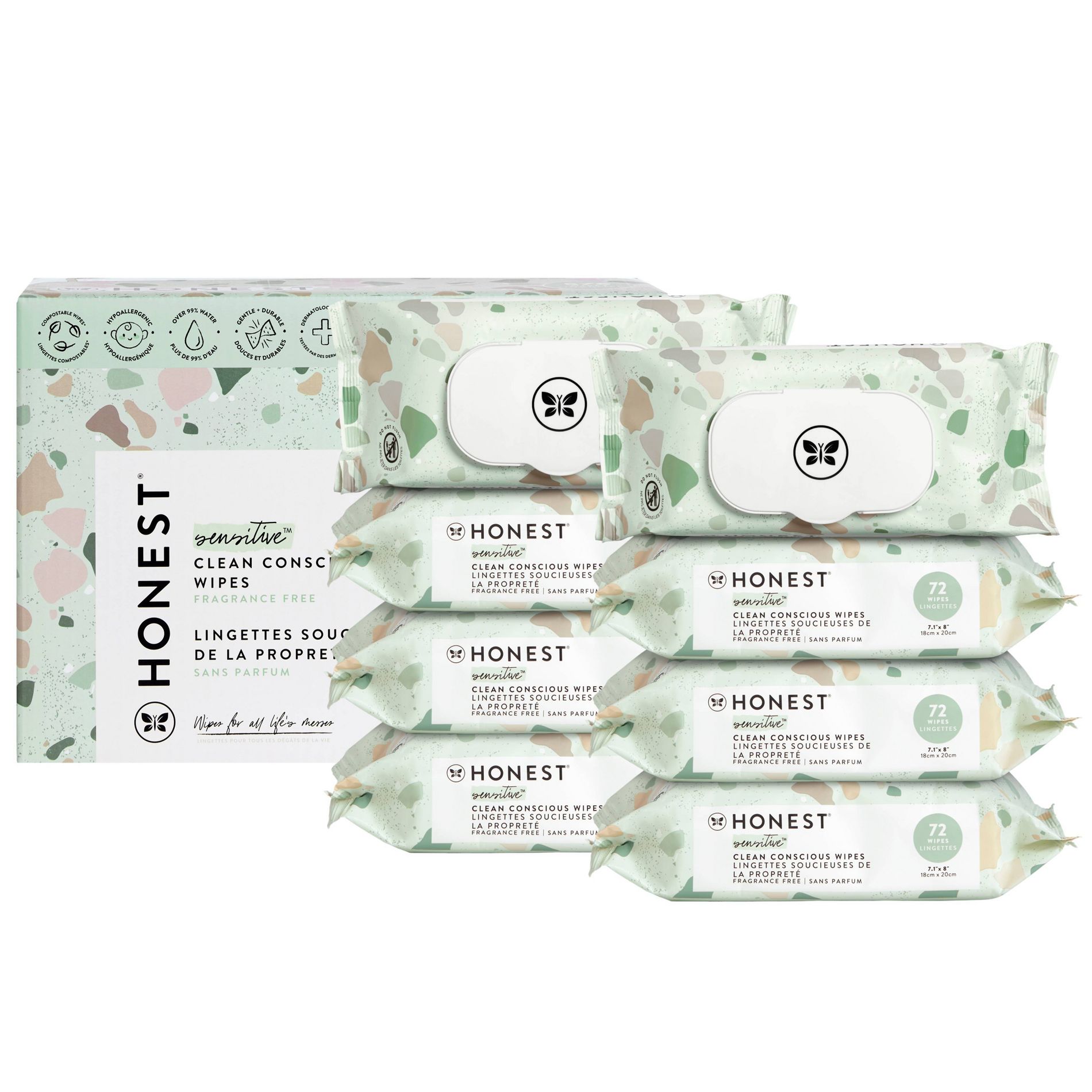 The Honest Company Plant Based Baby Wipes