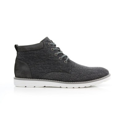 Polar Fox Mens DUSTIN MPX506063 Mid-Top Casual Chukka Sneaker Boots, in Denim Grey, Size 9.5 — фото 2