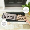 Evergreen Wood Grain Welcome Sassafras Indoor Outdoor Switch Doormat 1'10"x10" Multicolored - 3 of 4