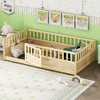 Floor Bed, with Super High Security Barrier, Children's Floor Bed Frame - 3 of 4