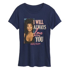 Women's - Whitney Houston - Always Love You Short Sleeve Graphic T-Shirt - 1 of 4