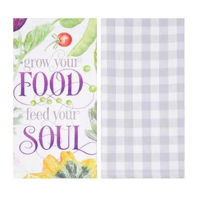 C&f Home Honey Bee Plaid Kitchen Towel, Set Of 2 : Target