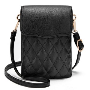 Generic Small Crossbody Bags- Vegan Leather Crossbody Phone Purse with Card Slots Mini Cell Phone Bag Handbag Wallet - 1 of 4