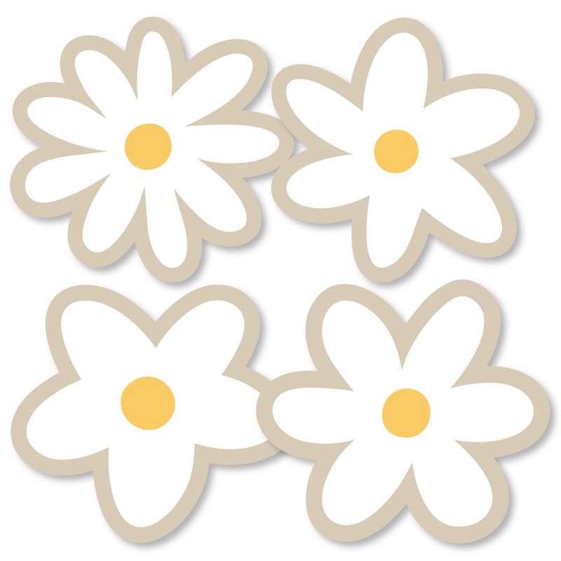 Big Dot of Happiness Tan Daisy Flowers - Decorations DIY Floral Party Essentials - Set of 20, 2 of 7