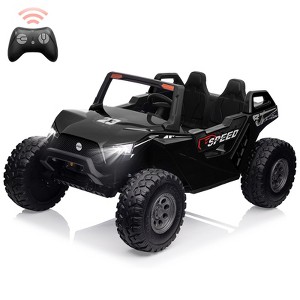 24V 2-Seater Ride On UTV Car for Kids with Remote, Dual Modes, Adjustable Seats, Large EVA Wheels, Music & Lights - 1 of 4