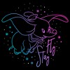 Boy's Dumbo Stay Fly Outline T-Shirt - 2 of 4
