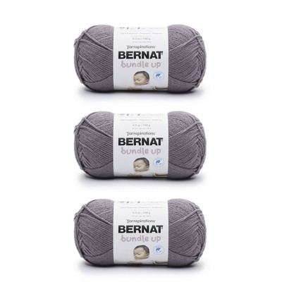 Bernat Bundle Up Is A Soft Polyester Fiber Often Used For Baby Items And Works Up With Great Stitch Definition In Soft Flannel Looking Hues