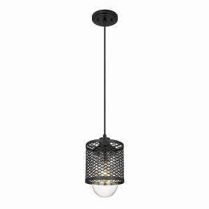 Z-Lite Kipton 1 - Light Pendant in  Matte Black - 1 of 4