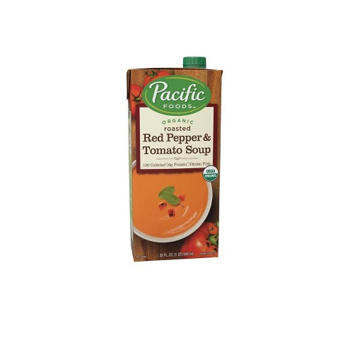 Pacific Foods Organic Creamy Roasted Red Pepper Tomato Soup