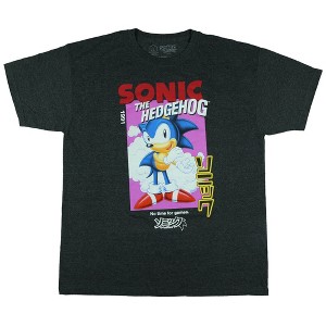 Seven Times Six Sonic The Hedgehog T-Shirt Men's No Time For Games Graphic Print Tee - 1 of 4