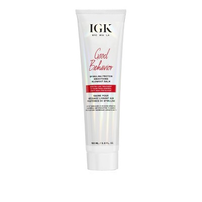 IGK Good Behavior Spirulina Protein Smoothing Blowout Balm- 4.5oz - Ulta Beauty