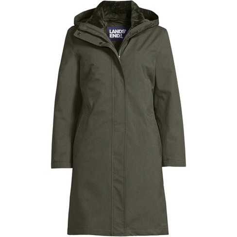 Lands' End Women's Insulated 3 In 1 Primaloft Parka - Medium - Forest ...