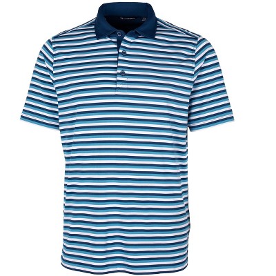 Cutter & Buck Mens Forge Polo Multi Stripe Shirt - Chambers - S : Target