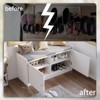 FUFU&GAGA Entryway Shoe Storage Bench with Cushion,Shoe Cabinet with Doors,Shoe Changing Stool With Storage,2-In-1 Storage & Seating - 3 of 4