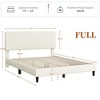 Yaheetech Upholstered Bed Frame with Adjustable Headboard and Mattress Foundation with Wooden Slat Support - 3 of 4