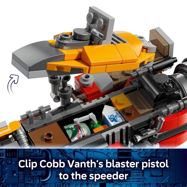 LEGO Star Wars Speeder de Cobb Vanth Juguete para Niños 75437 3