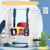 Whizmax 7-in-1 Toddler Playset - Adjustable Swing & Slide with Basketball Hoop, Soccer/Golf & Ring Toss, Indoor/Outdoor for Ages 1-3 - 4 of 4