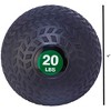 Fitvids 20 Pound Weighted Medicine Ball for Home Gym Training and Fitness, Green - 3 of 4