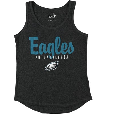 Touch by G-III Womens Philadelphia Eagles Tank Top, Grey, Large