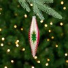 Northlight 6.75" Red and White Retro Reflector Finial Glass Christmas Ornament - image 2 of 4