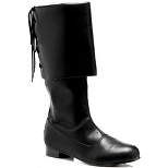 Sparrow Black  Pirate Mens Costume Boots