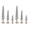 Melrose Wood Tabletop Pine Tree (Set of 6) - 2 of 2