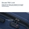 Sapphtopaz 3 Piece Luggage Sets ABS Lightweight Suitcase Luggage Carry On Suitcase with Two Hooks, Spinner Wheels, TSA Lock (20/24/28) - 2 of 4