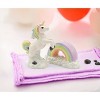 Kevins Gift Shoppe Ceramic Unicorn Jumping Over the Rainbow Salt and Pepper Shakers - image 2 of 3