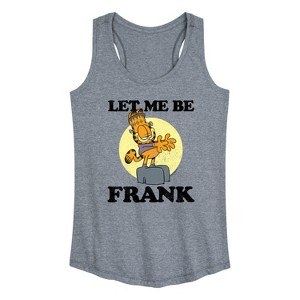 Women's - Garfield - Let Me Be Frank Graphic Racerback Tank - 1 of 4