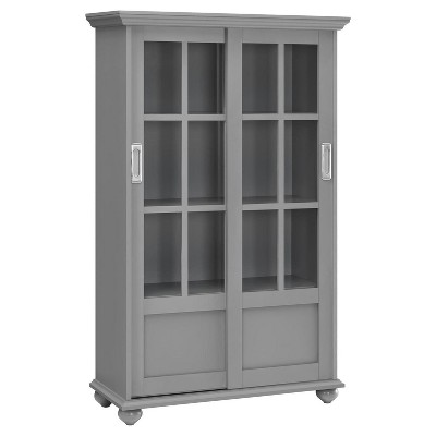 target glass door cabinet