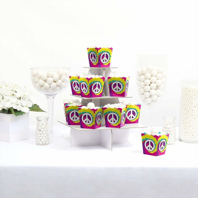 Big Dot of Happiness 60's Hippie - Party Mini Favor Boxes - 1960s Groovy Party Treat Candy Boxes - Set of 12, 2 of 8