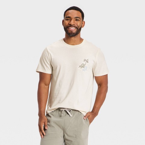 Мужские футболки Goodfellow & Co Men's Short Sleeve Mix & Match Graphic T-Shirt - Goodfellow & Co™ Ivory XXL
