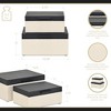 Cheung's Ellaran Set of 2 Black Shagreen and Cream Wicker Pattern Boxes - 3 of 4