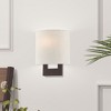 Livex Lighting Hayworth 1 - Light Wall Light in  Bronze - 2 of 4
